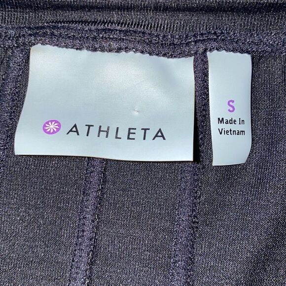 Athleta Black Sleeveless Quarter Zip Athletic Top - Picture 5 of 9